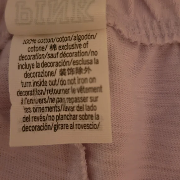 PINK Victoria's Secret Boyfriend Lilac Purple Lounge Pants, XXL, NWOT - Picture 12 of 13